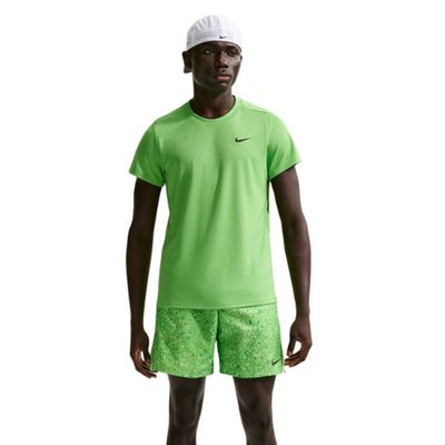 Nike Court Victory 7pulg. Short AOP - Men's - Mean Green/Lt Liquid Lime