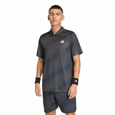 adidas Club Graphic Polo - Men's - Carbon