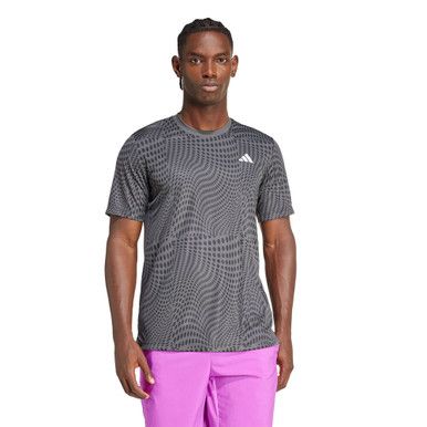 adidas Club Graphic Tee - Men's - Carbon