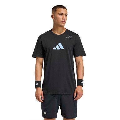 adidas Tennis Category Graphic Tee - Men's - Black
