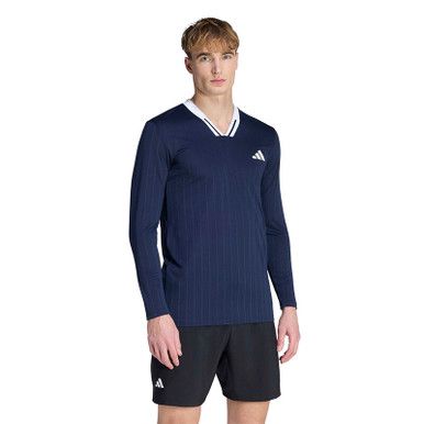 adidas Wow Long Sleeve Top - Men's - Legend Ink