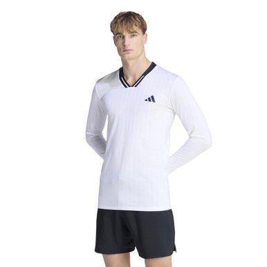 adidas Wow Long Sleeve Top - Men's - White