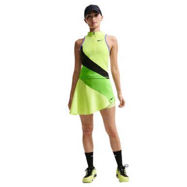 Nike Court Slam HR Skirt OZ - Women's - Mean Green/Lt Lemon Twist