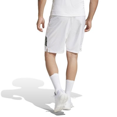 adidas Club 3 Stripes 9pulg. Short - Men's - White
