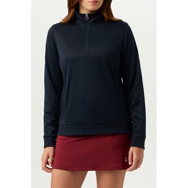 FILA Long Sleeve 1/4 Zip - Women's - Black