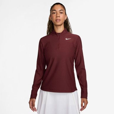 Nike Dri-FIT Advantage Tour 1/2 Zip - Women's - Dark Team Red