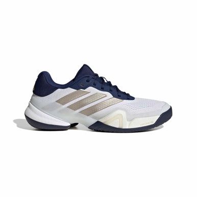 adidas Barricade 14 - Men's - White/Cyber Met/Dark Blue