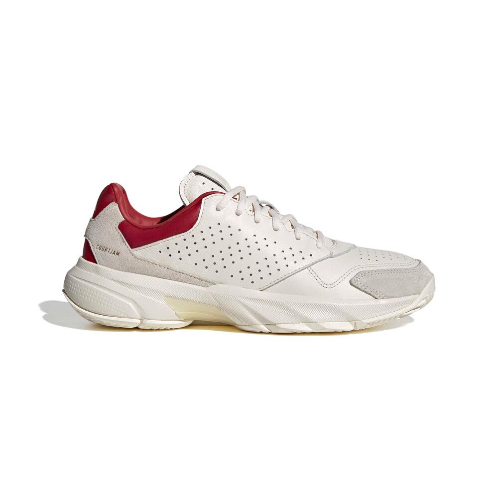 adidas CourtJam Control 3 Premium - Men's - Chalk White/Victory Red