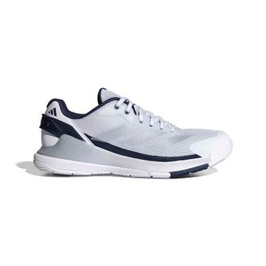 adidas Crazyquick LS Padel - Men's - White/Dark Blue/Silver