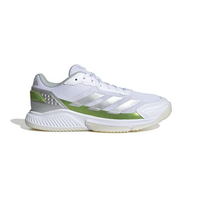 adidas Courtquick Padel - Women's - White/Silver/Lucid Lemon