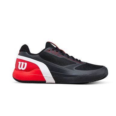 Wilson Rush Pro 5 Clay - Men's - Black/Infrared