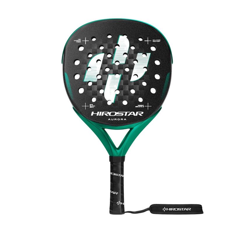 Hirostar Padel Aurora 2026 - Black/Green