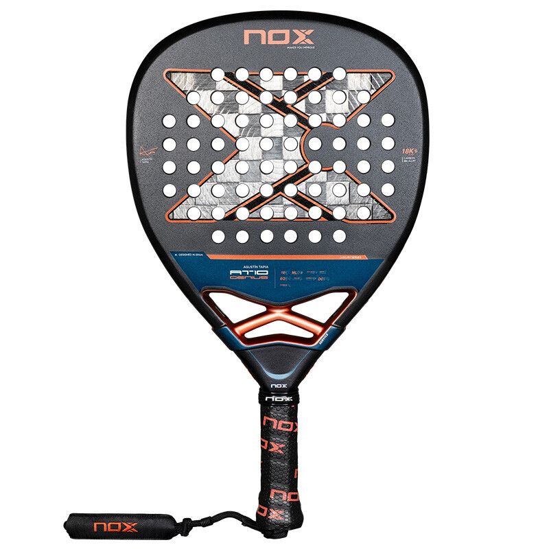 NOX Padel AT10 Genius Attack 18K Alum Agustin Tapia 2025 - Black