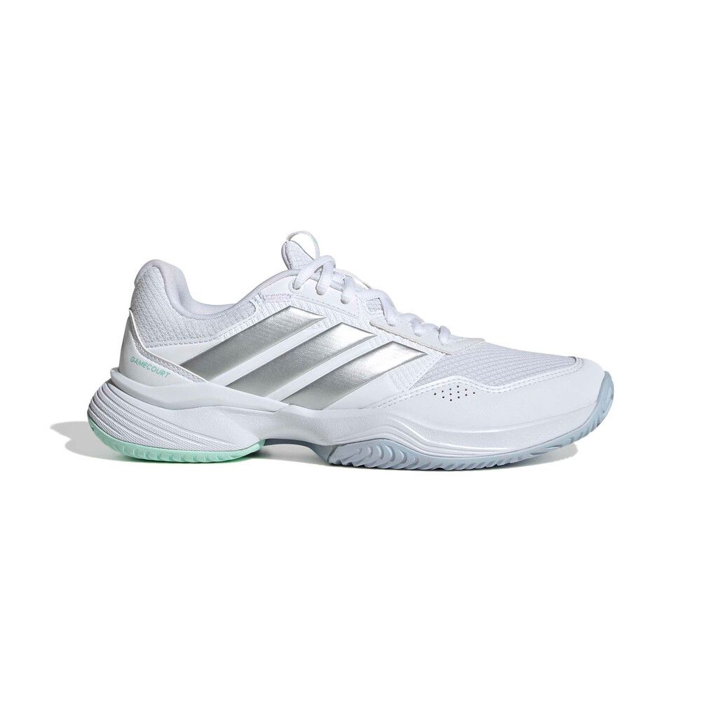 adidas GameCourt 3 - Women's - White/Ice Blue/Silver