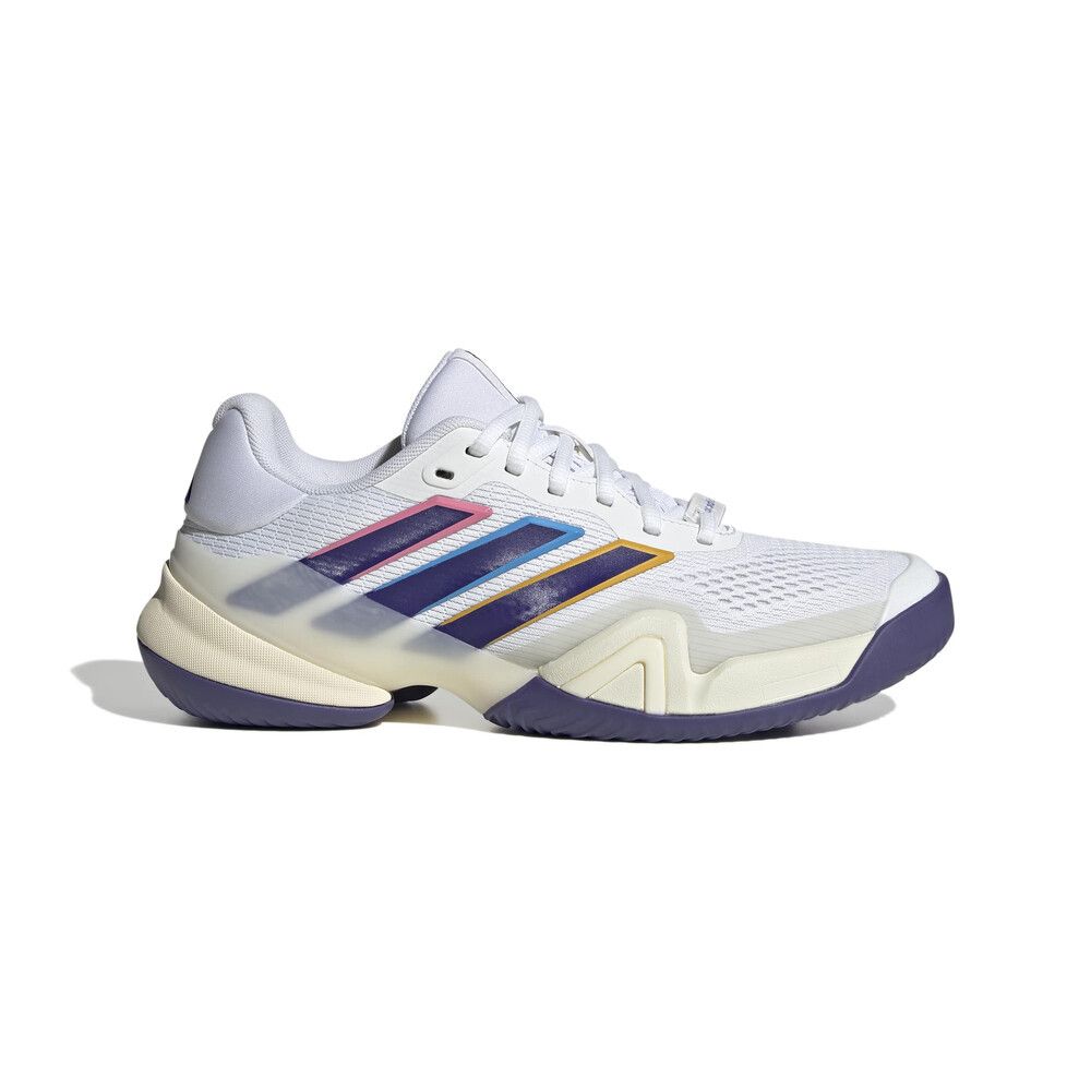 adidas Barricade 14 - Women's - White/Collegiate Purple