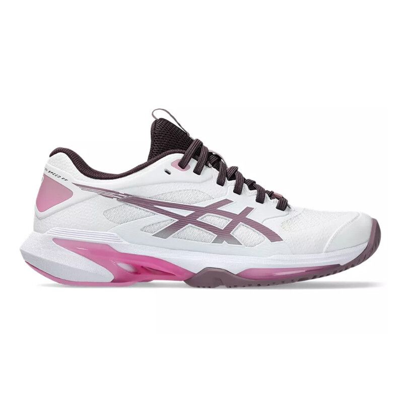 ASICS Solution Speed FF 4 - Women's - White/Dusty Mauve