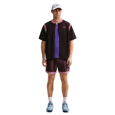 Nike Court Short Sleeve Button Up Top NY - Men's
