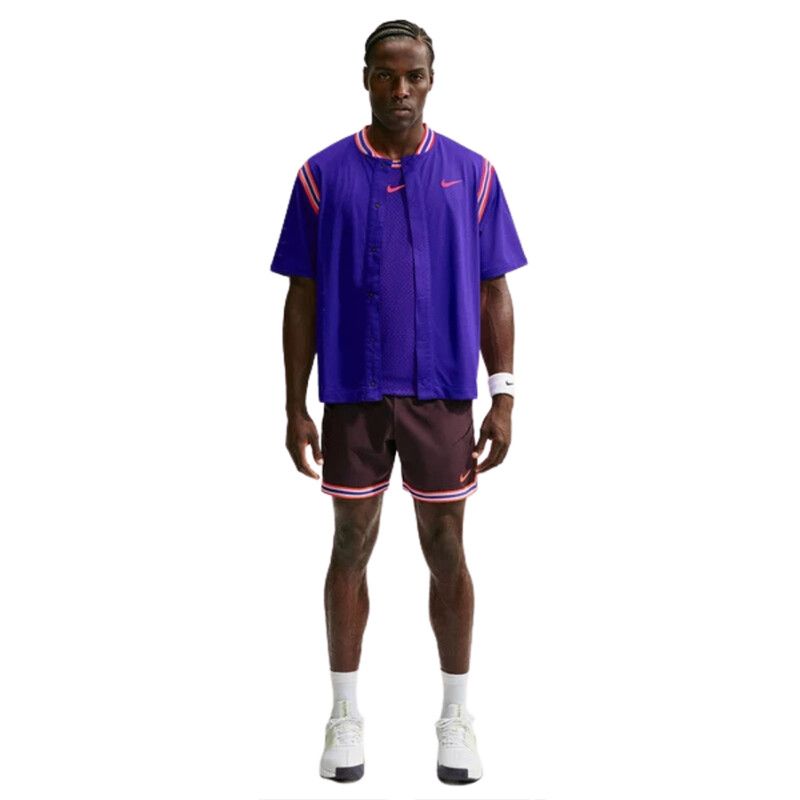 Nike Court Short Sleeve Button Up Top NY - Men's