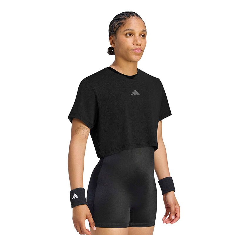 adidas Lace Crop Tee Pro - Women's