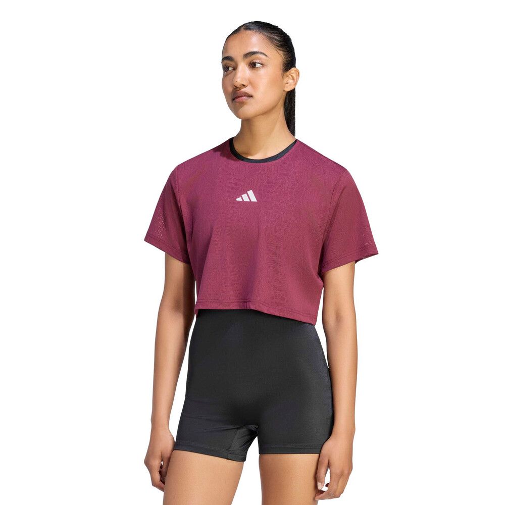 adidas Lace Crop Tee Pro - Women's