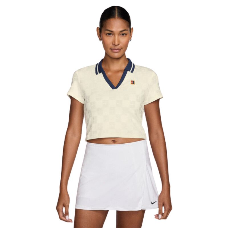 Nike Court CLTN Cropped Polo - Women's