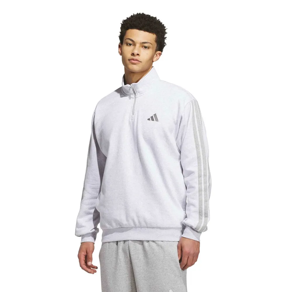 adidas 3 Stripes 1/4 Zip Fleece - Men's