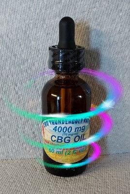 CBG Oil - 4000 mg, 2 fl. ozs. (60 mL) - (70mg/mL)