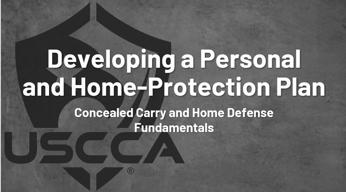 Developing a Personal and Home Protection Plan