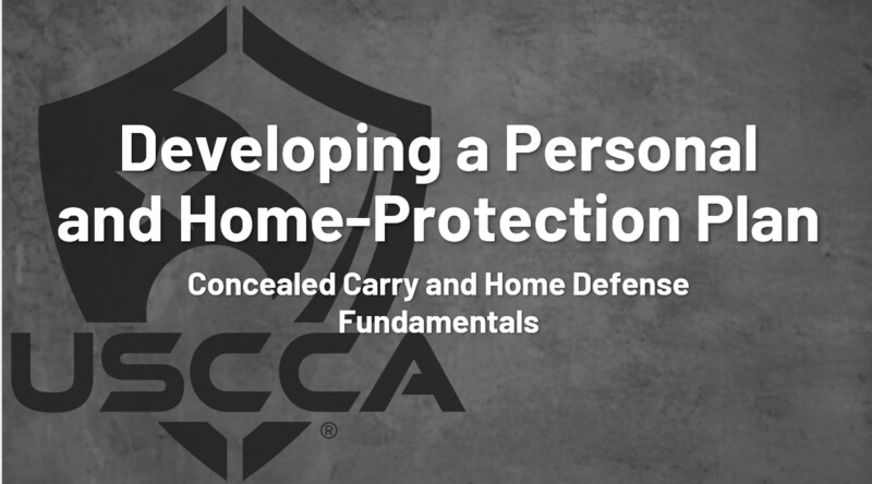 Developing a Personal and Home Protection Plan