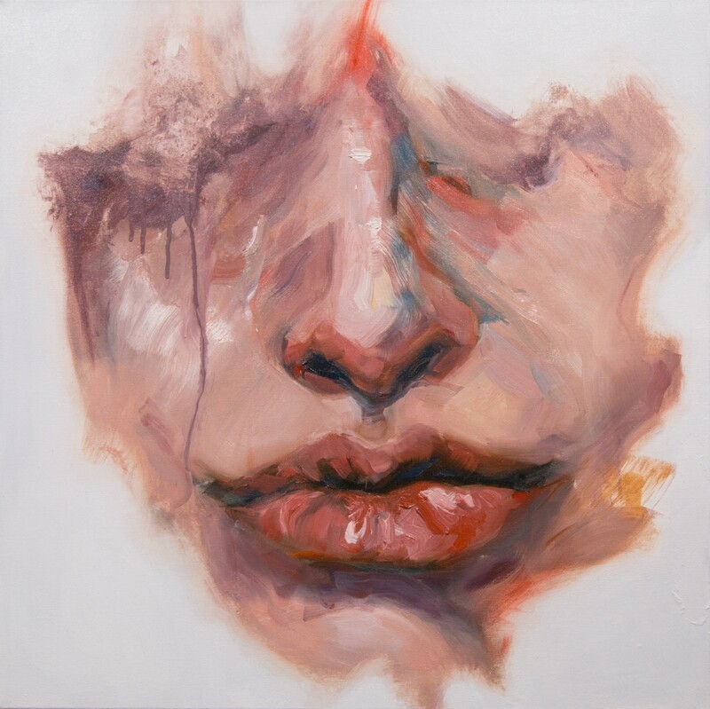&quot;My Mouth&quot; Mixed Media Original Print