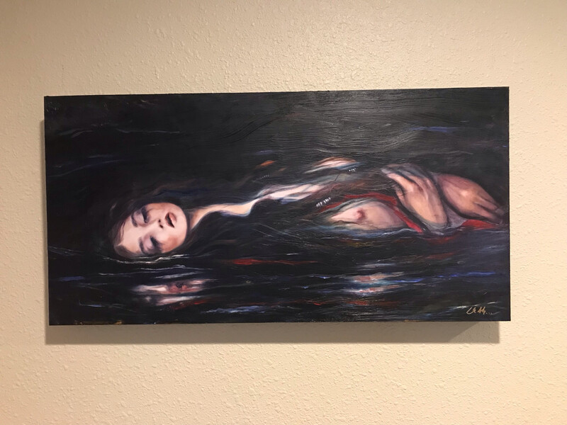 &quot;Ophelia&quot; Mixed Media Original Print