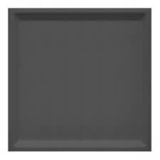 INSET L BLACK MATT 25X25