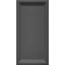 INSET M BLACK MATT 12.5X25