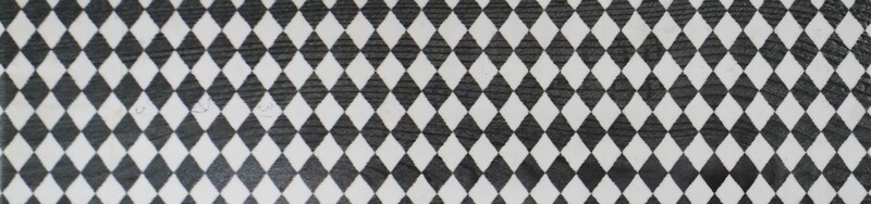 CENEFA MODELO 02 BLANCO NEGRO 7.3X30