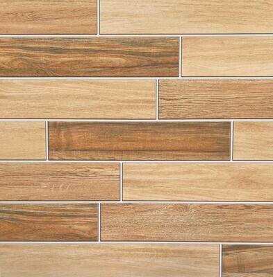 MADERA PINO CAFE 45X45 STANDAR