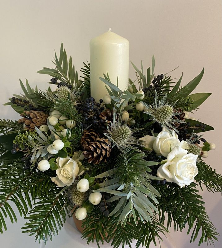 Winter Wishes table decoration