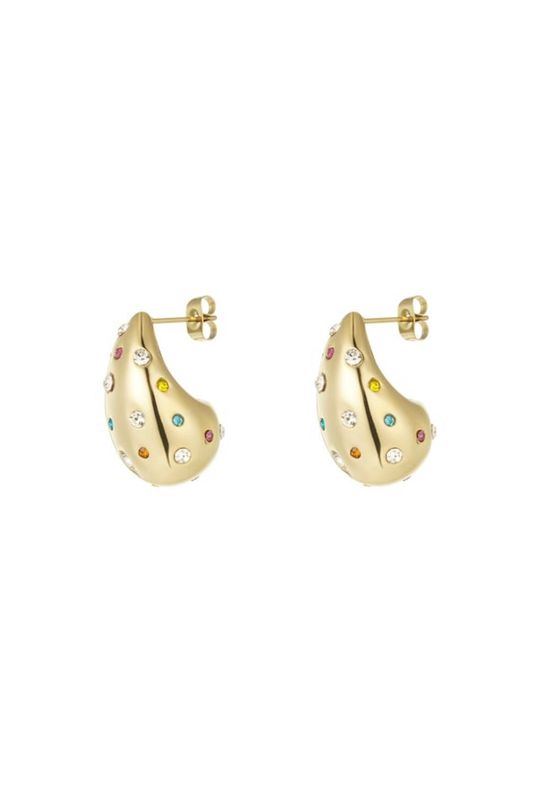 Golden Rain earrings