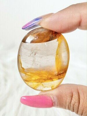 Retro Man Golden Healer Quartz