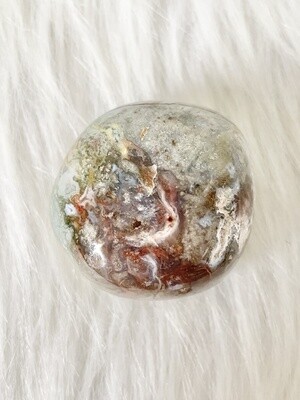 Swirly Pink Ocean Jasper