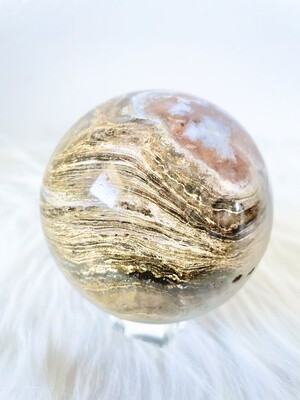 Machu Picchu Ocean Jasper Sphere