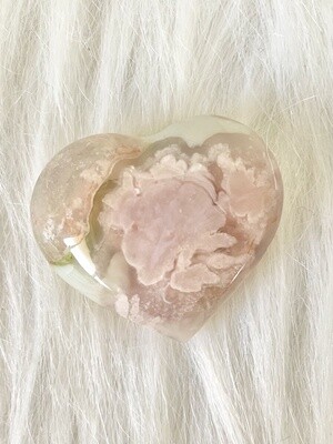 Floral Love Flower Agate Heart 2