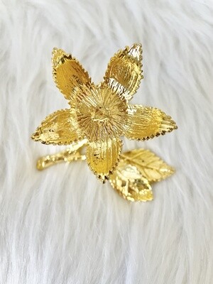 Golden Flower Sphere Stand