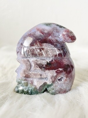 Celebrating Women Ocean Jasper Skull