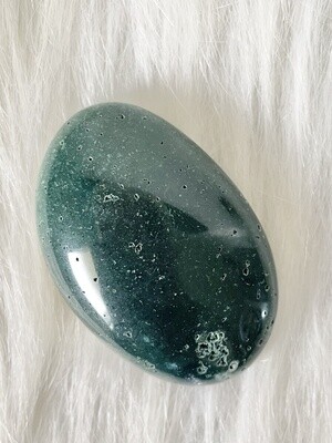 Lush Green Moss Agate Tumble