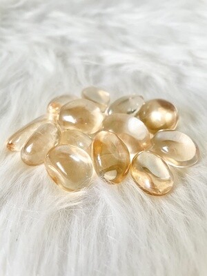 Golden Aura Quartz Tumbles