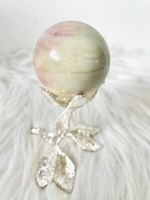 Sunset Rays Sky Blue Quartz Sphere