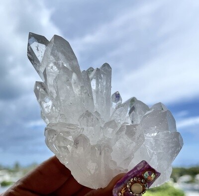 Ice Throne Grade A Quartz Cluster