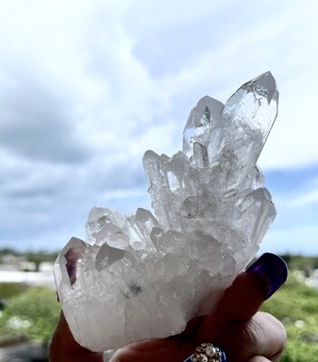 Ice Throne Grade A Quartz Cluster