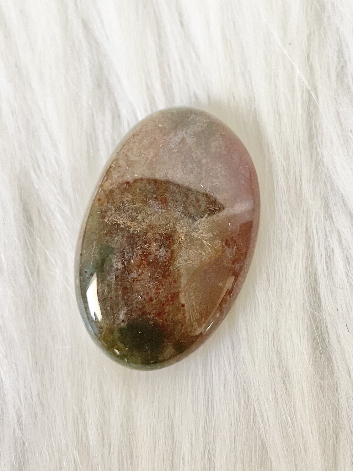 Pendant Moss Agate Tumble