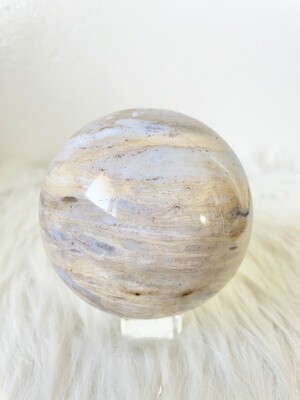 Picturesque Forever Ocean Jasper Sphere